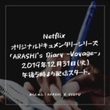 嵐　Netflix ドキュメンタリーシリーズ　ARASHI’s Diary -Voyage-