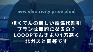 ほくでんの新しい電気料金割引プラン 電気代節約