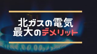北ガスの電気 最大のデメリット シミュレーションでわかる電気代節約額